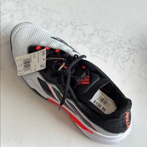 Adidas Black and White Running Shoes